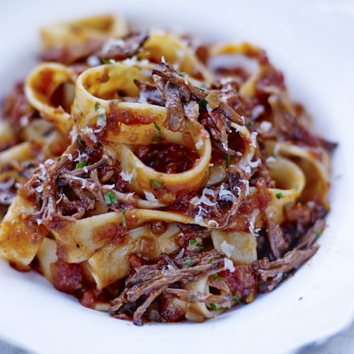 Pappardelle bolognaise à la queue de bœuf