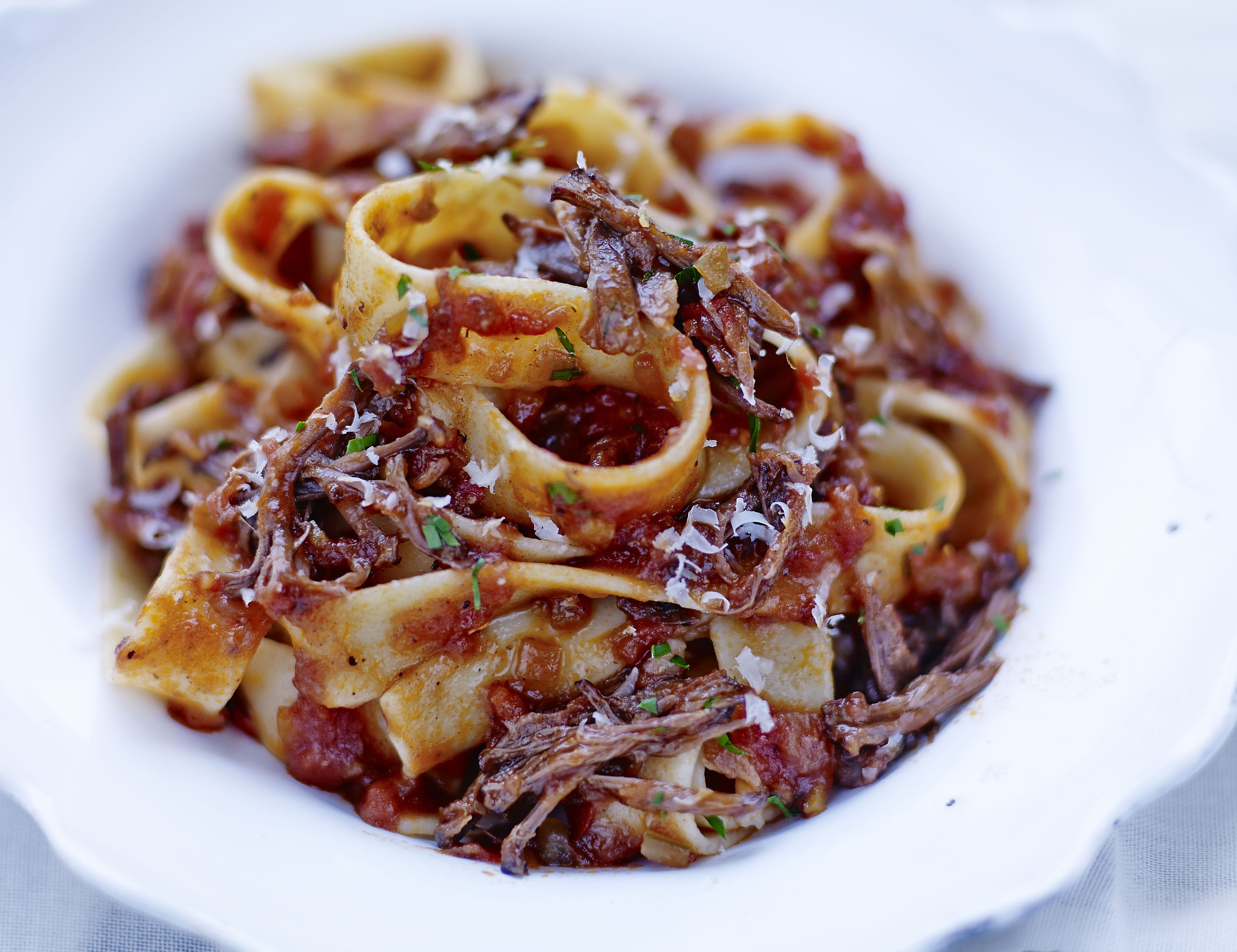 Pappardelle bolognaise à la queue de bœuf