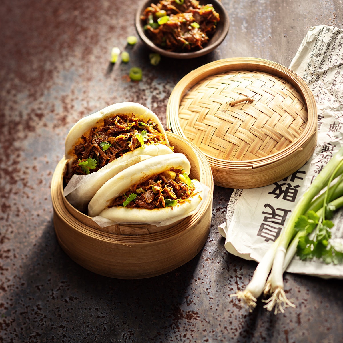 Gua bao de joue de porc - BD - carré